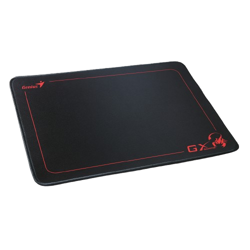 Mousepad Negro con bordes rojos